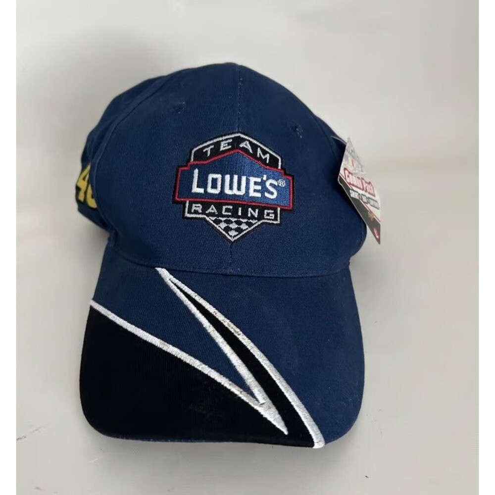 Jimmie Johnson 48 NASCAR Hat Lowes Racing Winners Circle Blue Adjustable NWT
